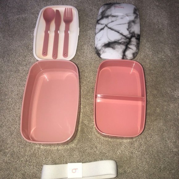 Bento Box Bentgo Lunchbox Blush‎ Marble Print - Picture 3 of 13